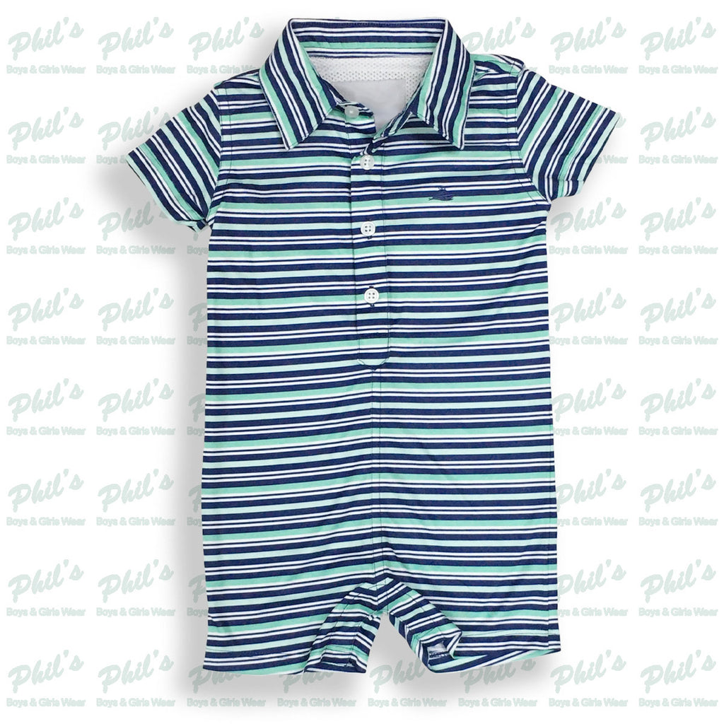 Southbound Navy Stripe Performance Shortall