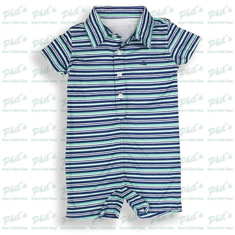 Southbound Navy Stripe Performance Shortall