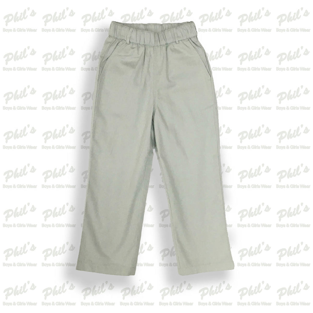 Southbound Elastic Waist Dusty Green Pants