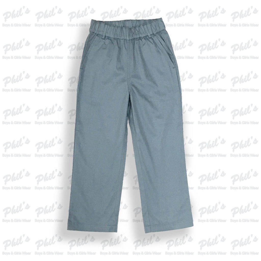 Southbound Elastic Waist Dusty Blue Pants