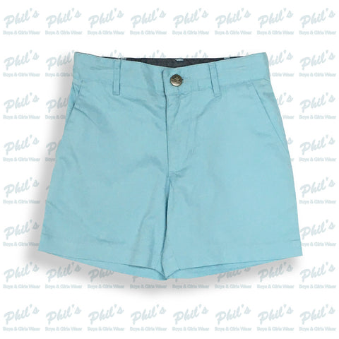 Southbound Aqua Blue Adjustable Waist Shorts