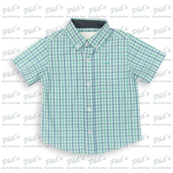 Southbound Cascade Green Plaid Button Down Shirt