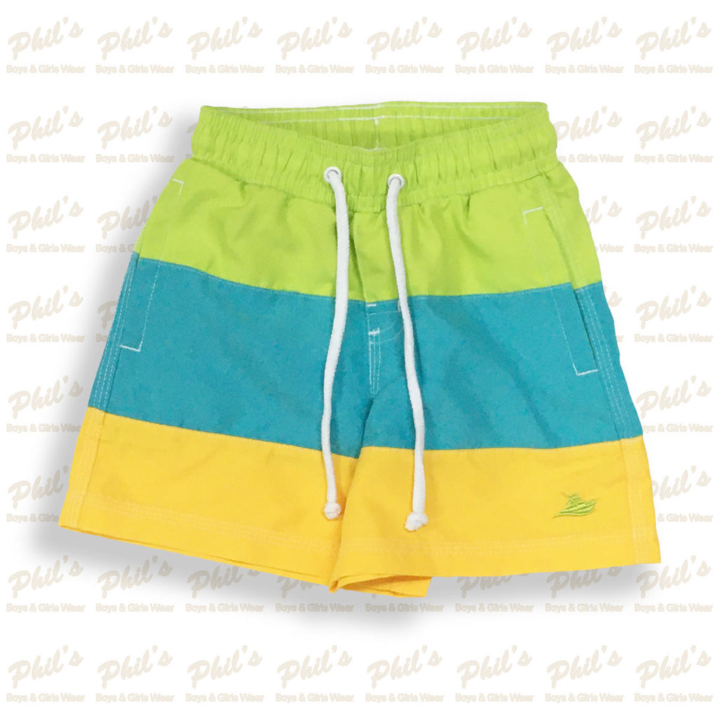 Color Block Swim Trunks