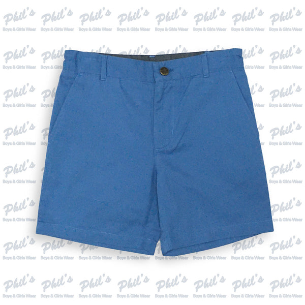 Southbound Royal Blue Adjustable Waist Shorts
