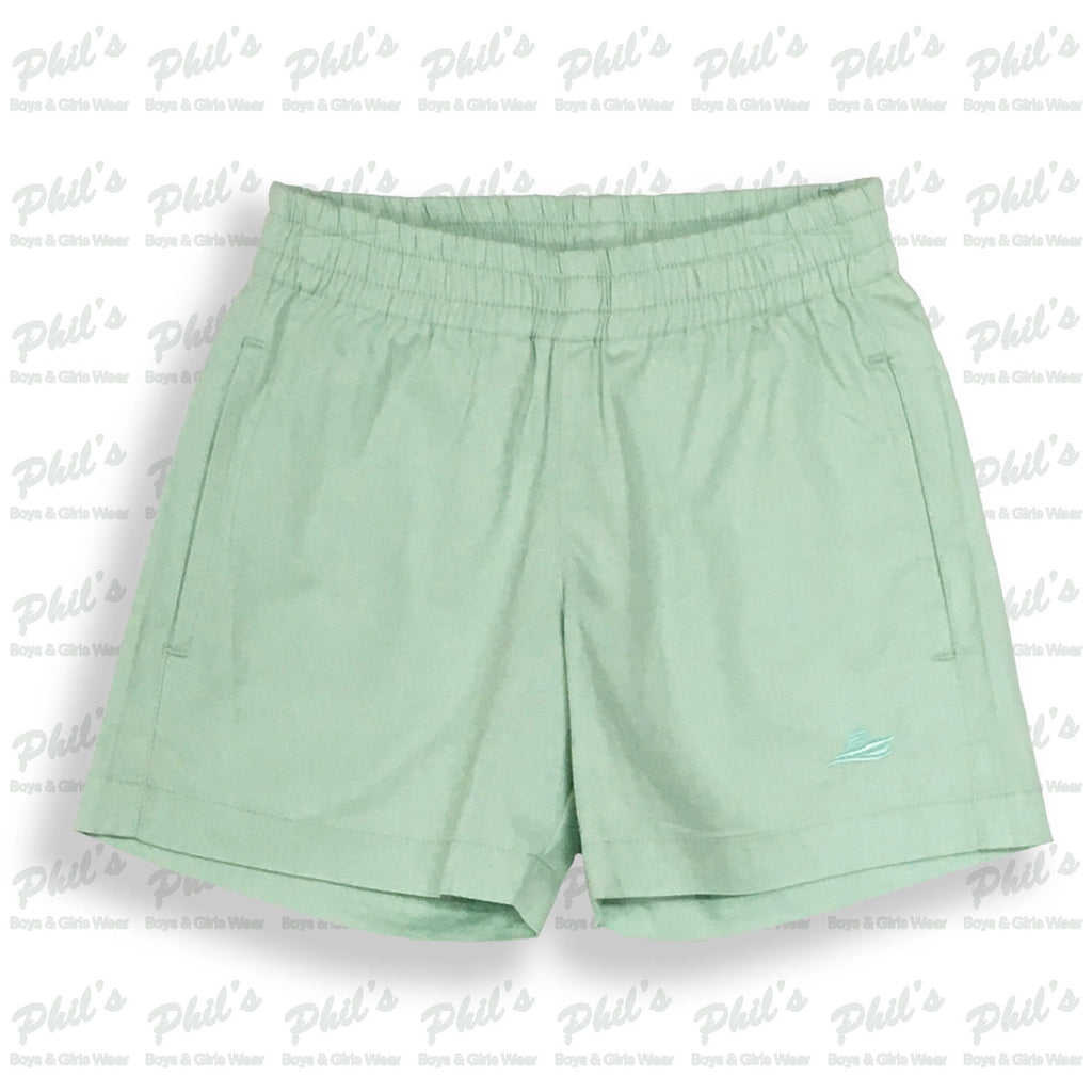 Southbound Mint Green Elastic Waist Shorts