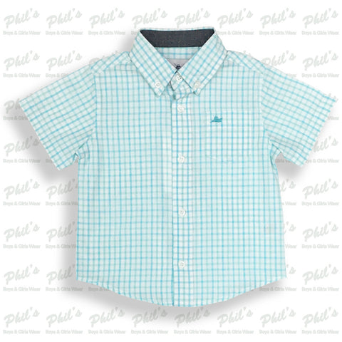 Southbound Blue Plaid Button Down Shirt