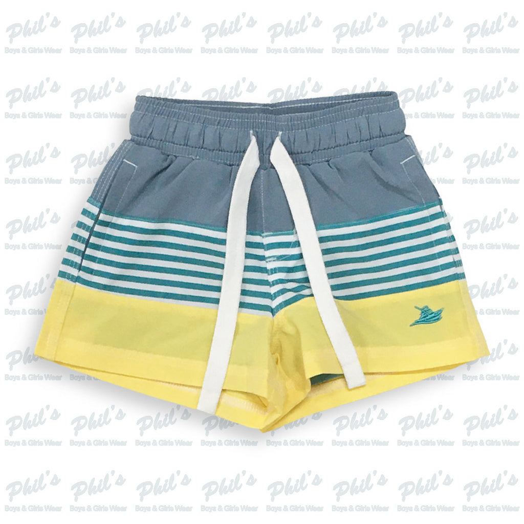 Color Block Swim Trunks