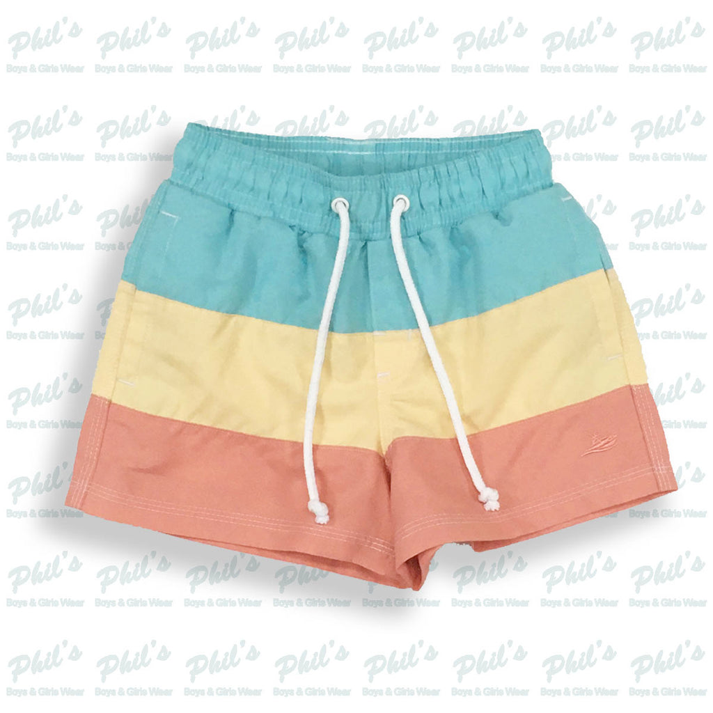 Color Block Swim Trunks