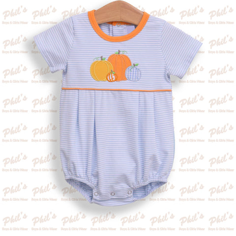 Pumpkin Appliqué Bubble