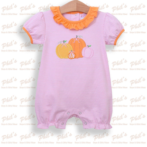 Pumpkin Appliqué Romper