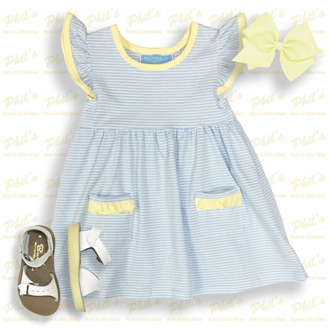 Pastel Blue Stripe Dress