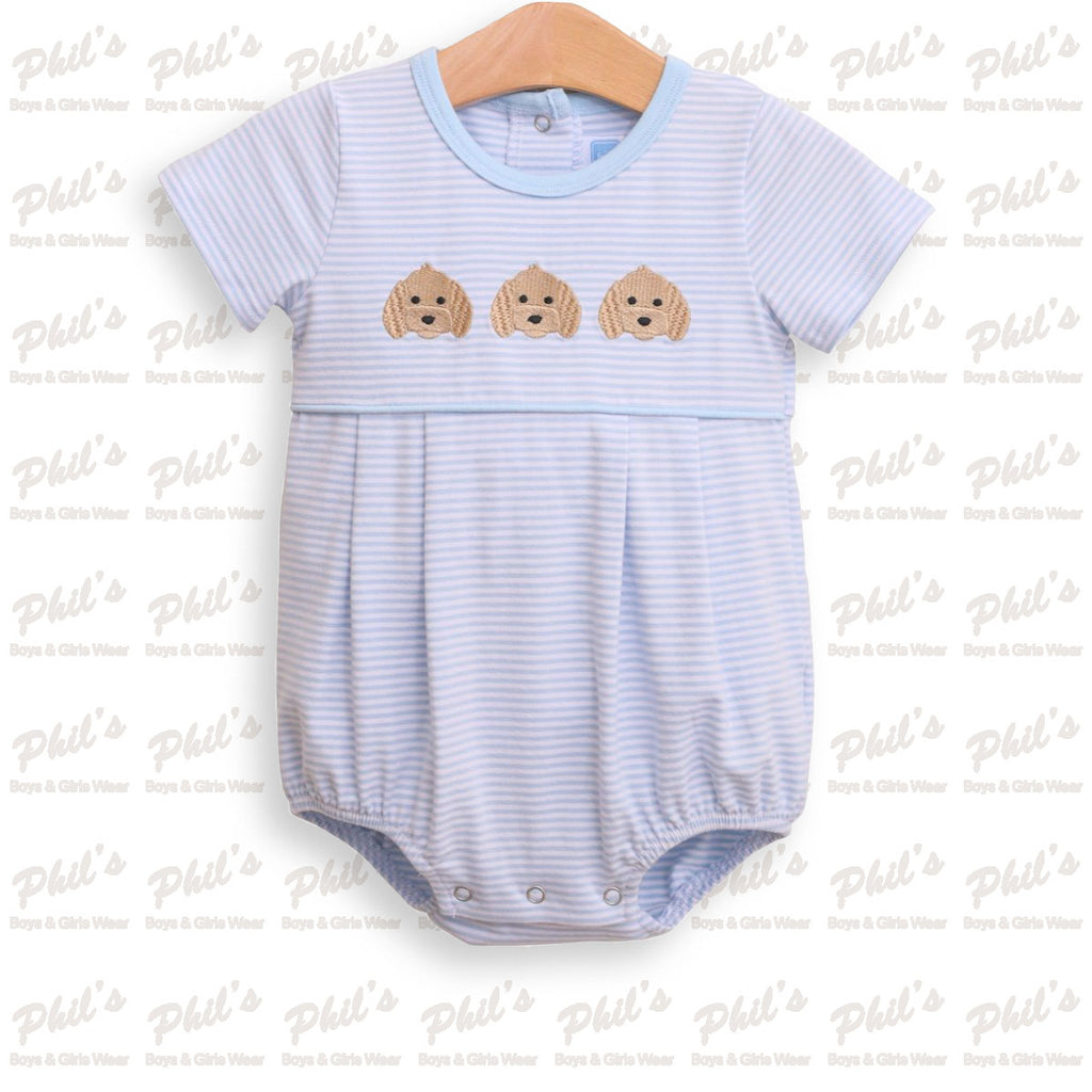 Puppy Monogram Bubble