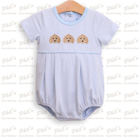Puppy Monogram Bubble