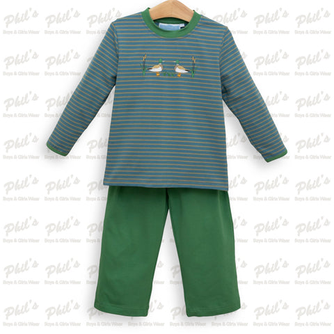 Mallard Duck Monogram Pant Set