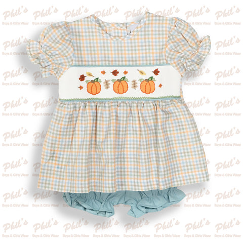 Pumpkin Smock Bloomer Set