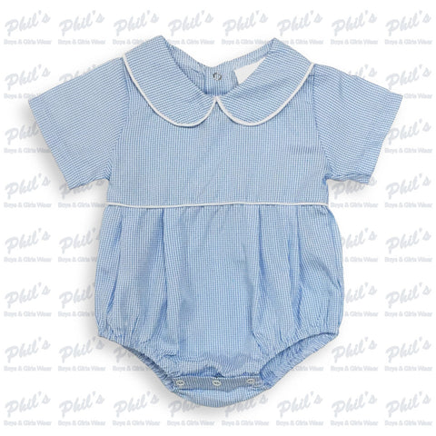 Blue Gingham Bubble