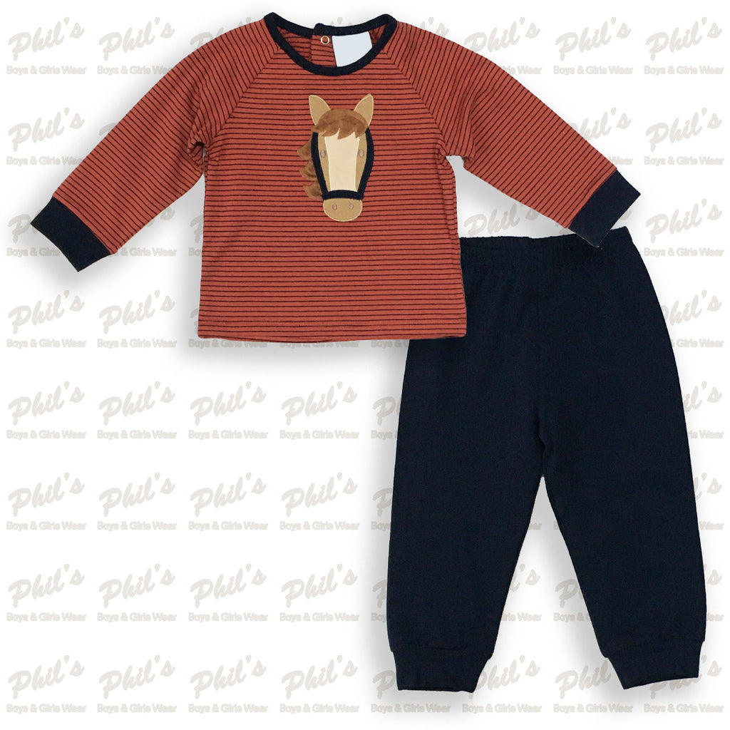 Horse Appliqué Jogger Set