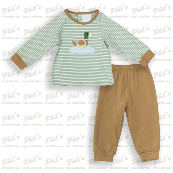 Mallard Appliqué Jogger Set