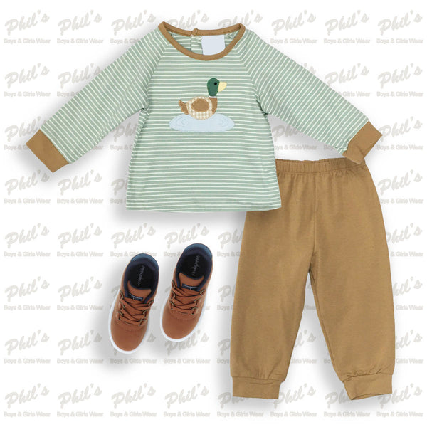 Mallard Appliqué Jogger Set