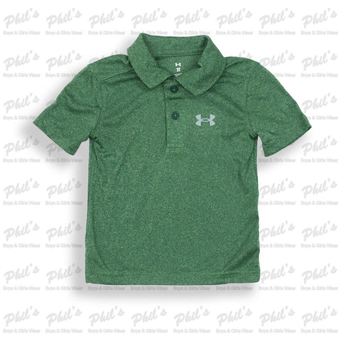 Under Armour Heather Green Dry-Fit Polo