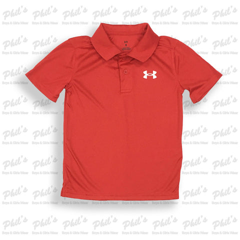 Under Armour Red Dry-Fit Polo
