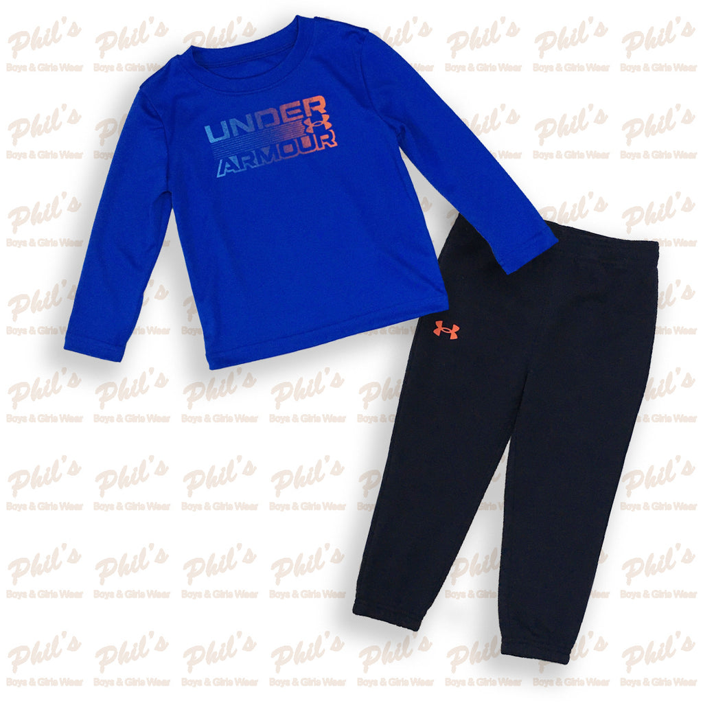 Under Armour Royal Blue Dry-Fit Top with Joggers Set