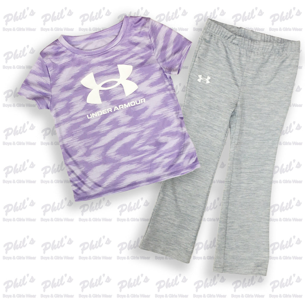 Under Armour Lavender Dry-Fit Legging Set