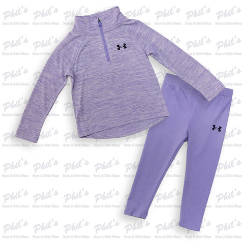 Under Armour Lavender Haze Performance Quarter Zip Legging Set