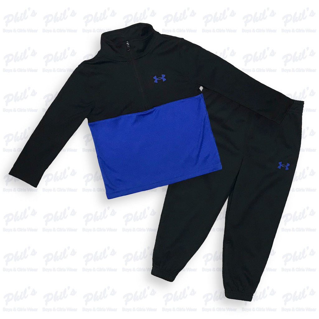 Boys' Under Armour Black & Blue Tracksuit