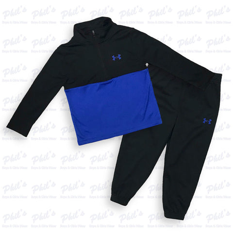 Boys' Under Armour Black & Blue Tracksuit