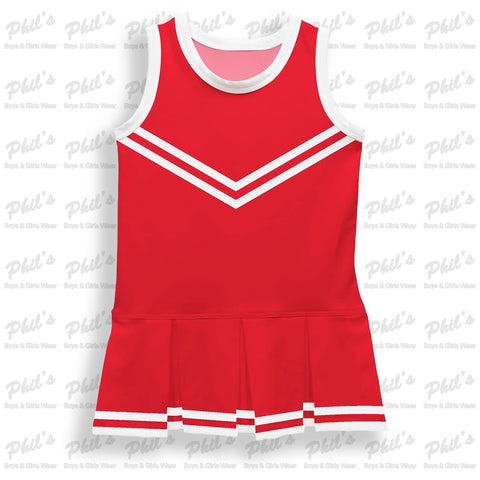 Red / White Dry-Fit Cheer Dress