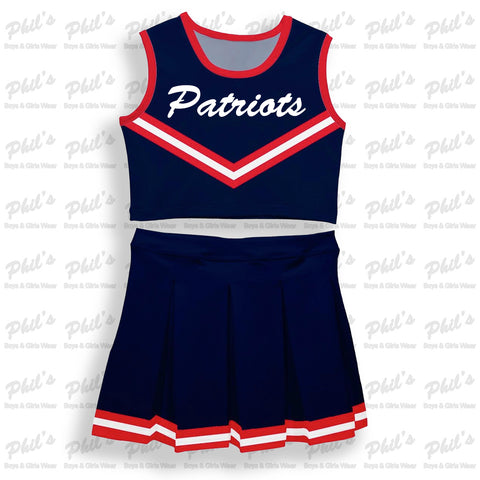 Patriots 2 Piece Dry-Fit Cheer Uniform