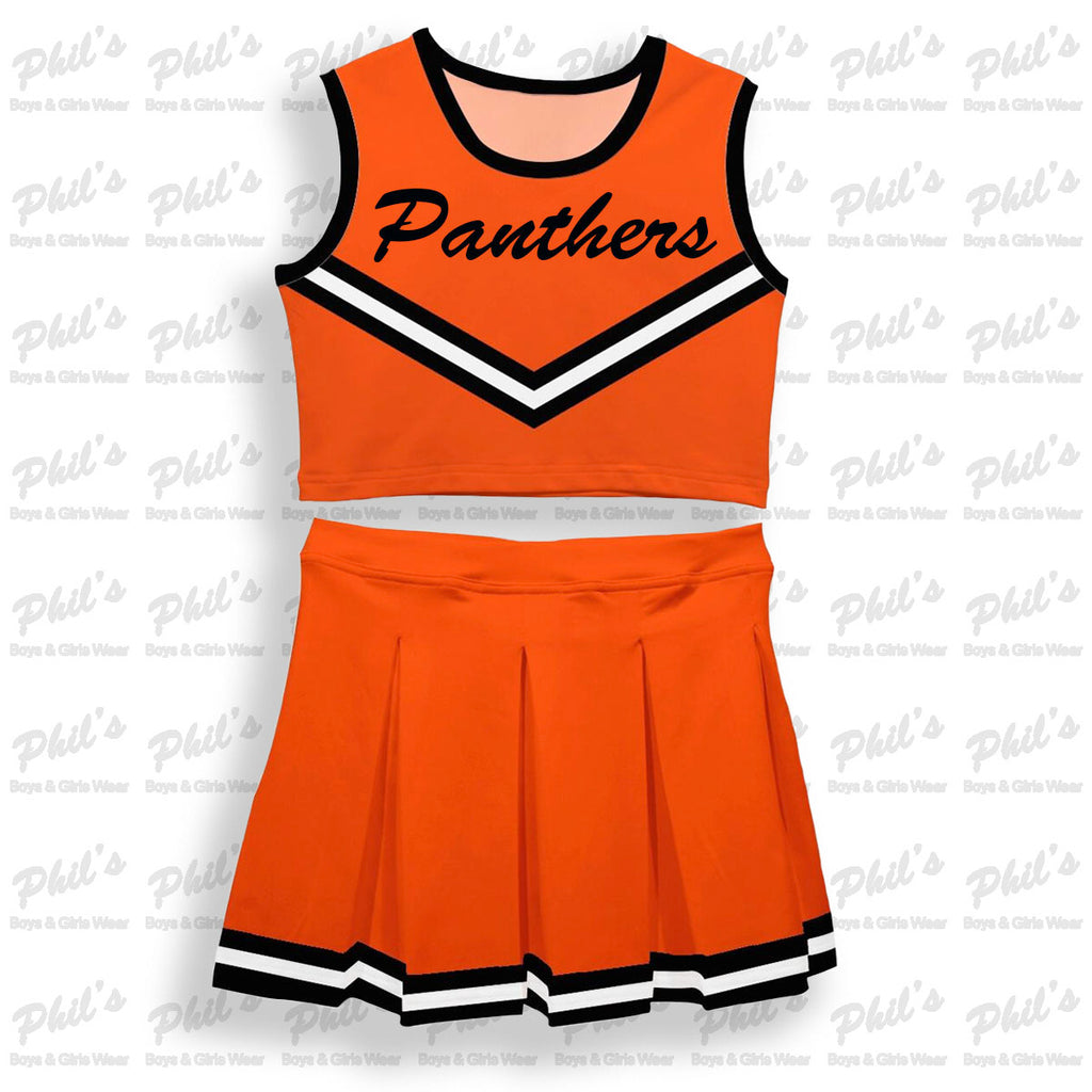 Panthers 2 Piece Dry-Fit Cheer Uniform