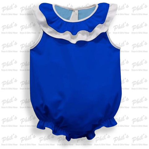 Royal Blue / White Dry-Fit Ruffle Bubble