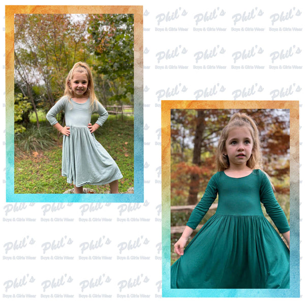 Green Reversible Dress