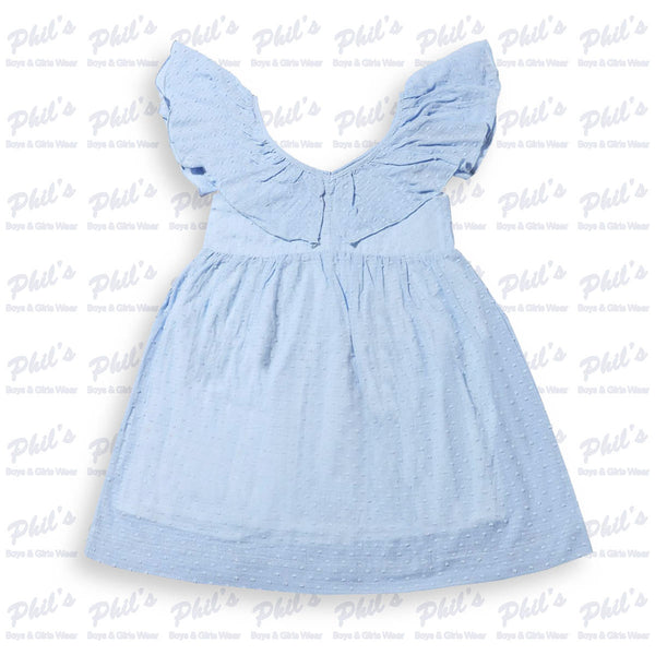 Blue Swiss Dot Dress