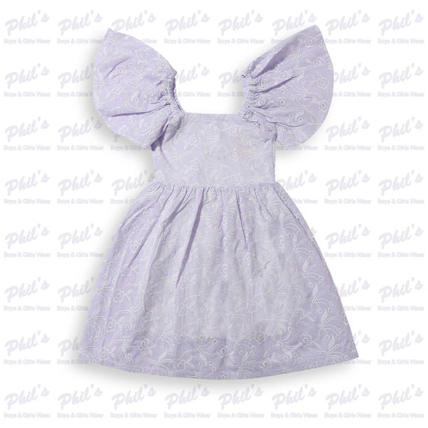 Lavender Eyelet Dress