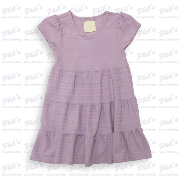 Purple Tiered Dress