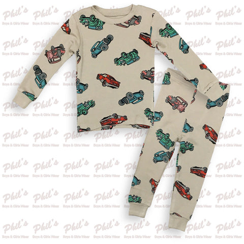 Vintage Cars Bamboo Pajama