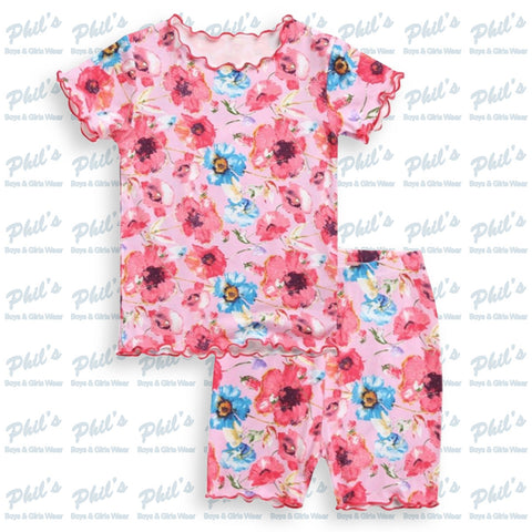 Pink Floral Bamboo Pajama