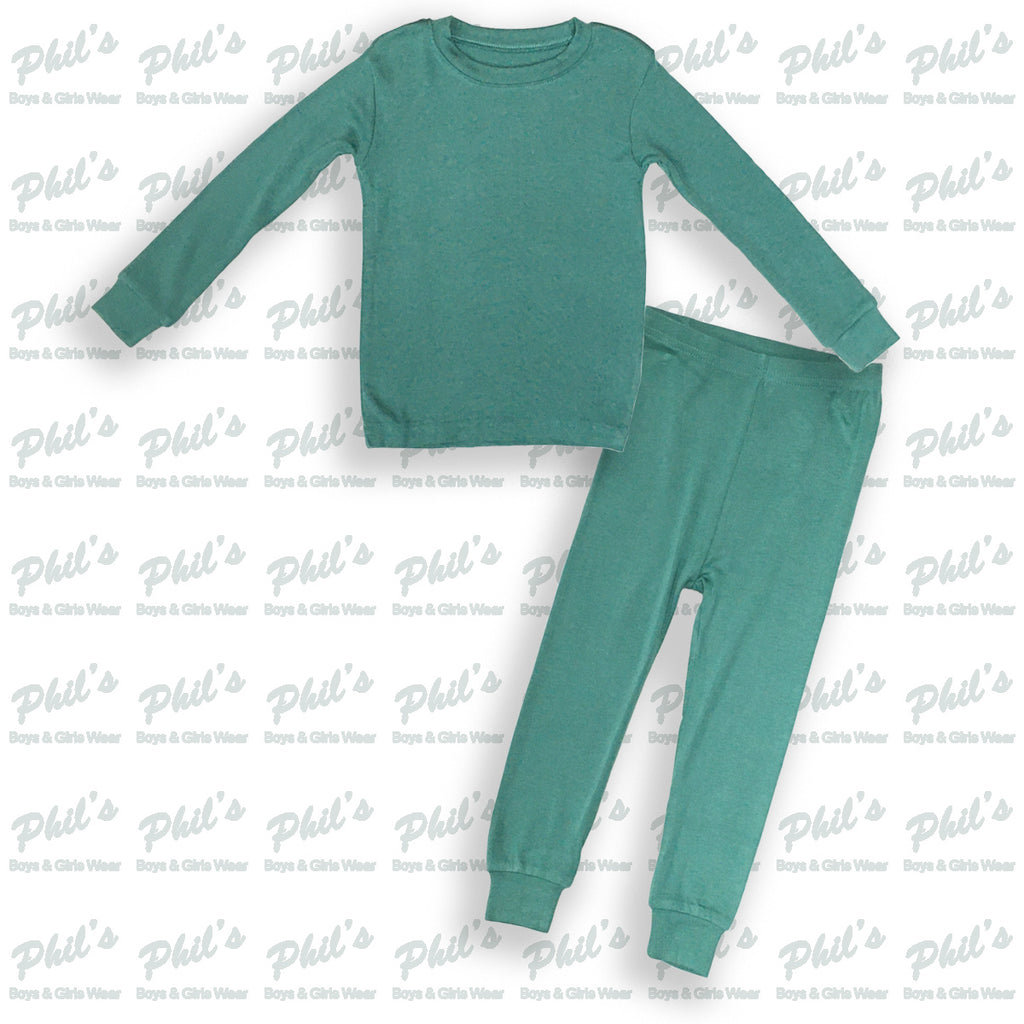 Blue Green Bamboo Pajama