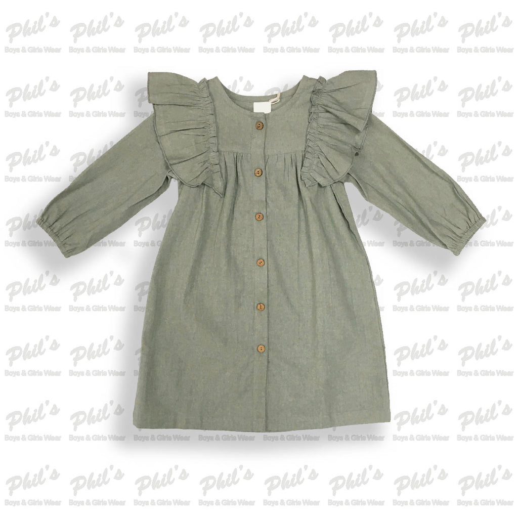 Green Linen Dress