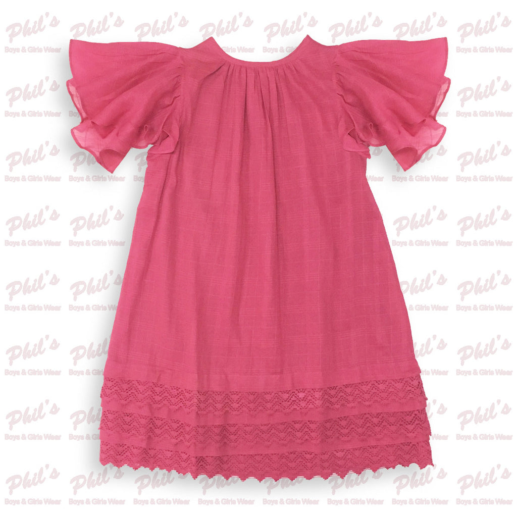 Pink Linen Dress