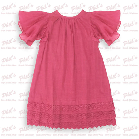 Pink Linen Dress