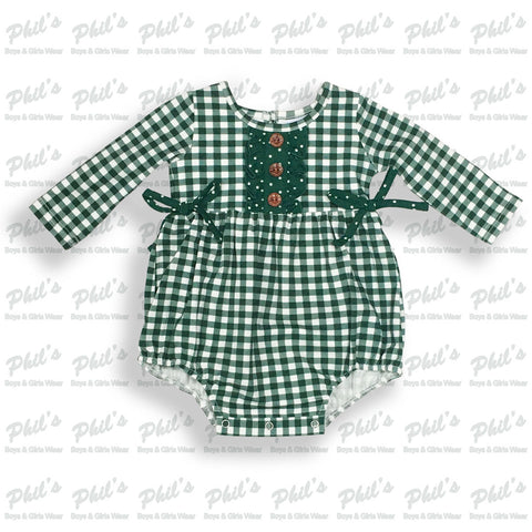 Forrest Green Gingham Bubble