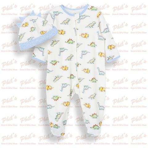 Dinosaur Zippered Footie Pajama